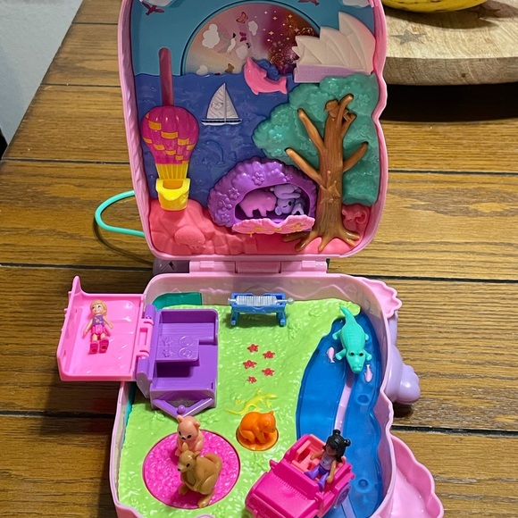 Polly Pocket Travel Koala AND Teddy Bear Purse Play Sets-EUC-Completed Sets! - Picture 12 of 16